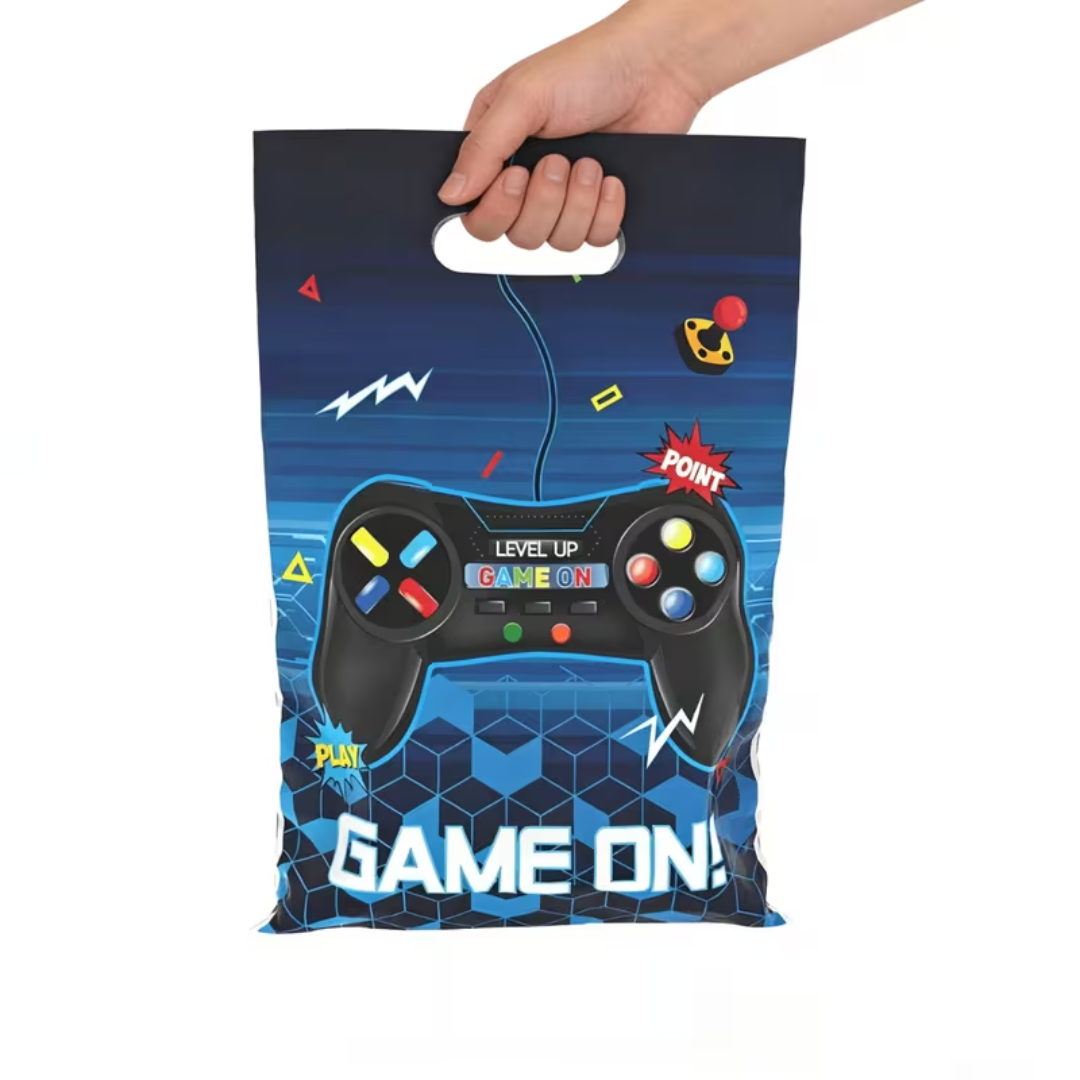 Blue Game Theme Game Over Candy Gift Bag