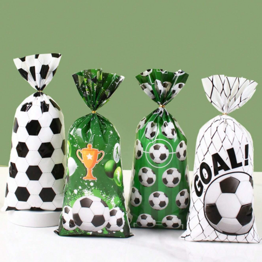 1pcs Black and White Green Football Candy Bag