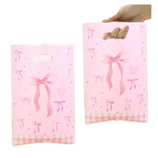 Pink Bow Theme Candy Bag