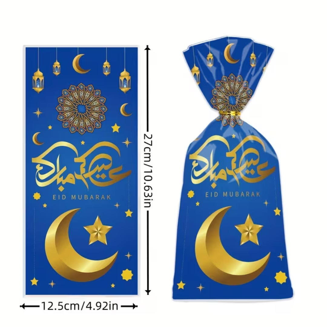 Blue Eid Mubarak Candy Bag