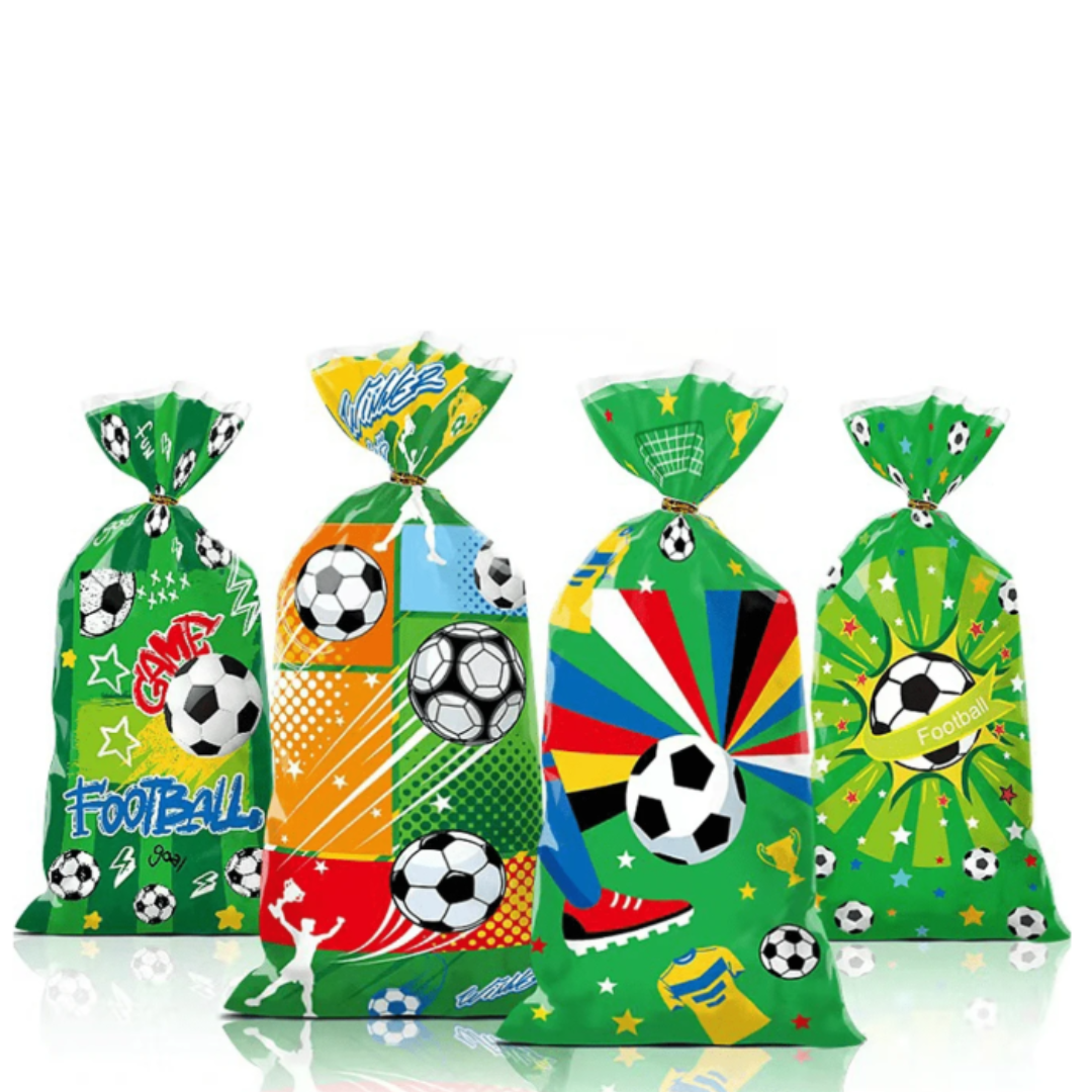 1pcs Green and White Football Candy Bag