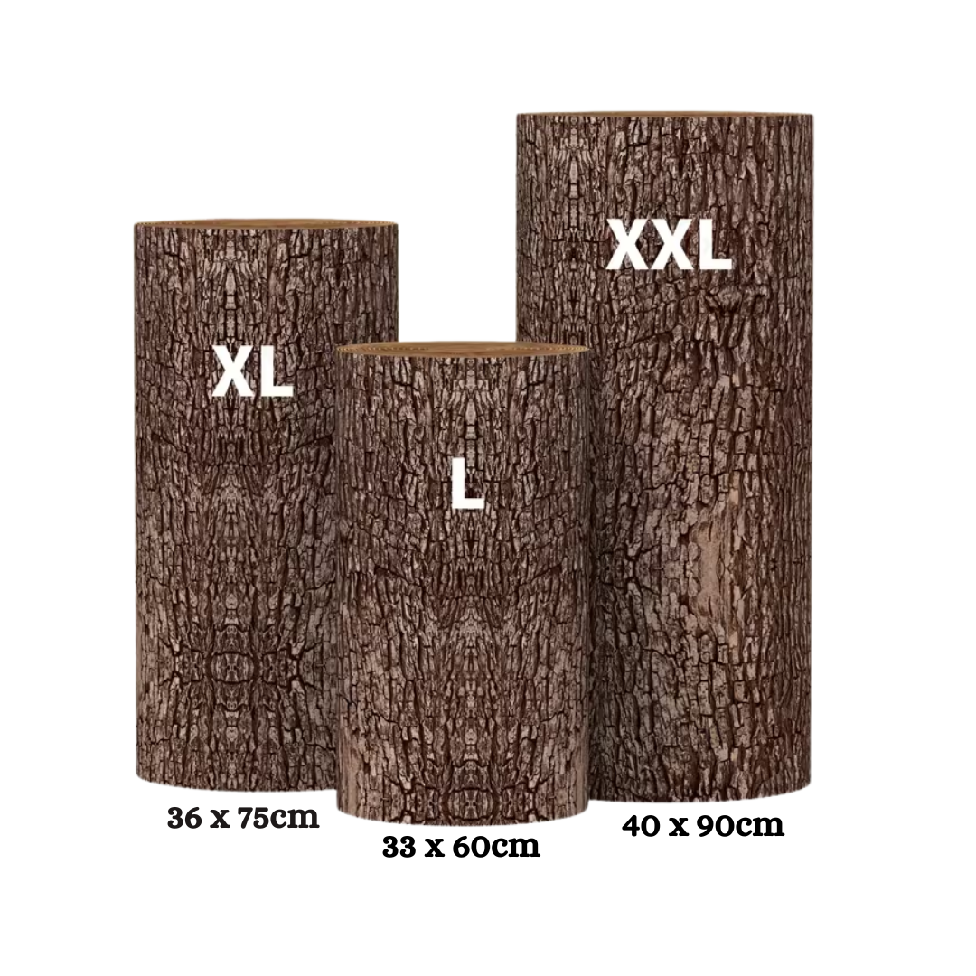 Wood Grain Print Cylinder Cover for RENT (Cyliner NOT included)