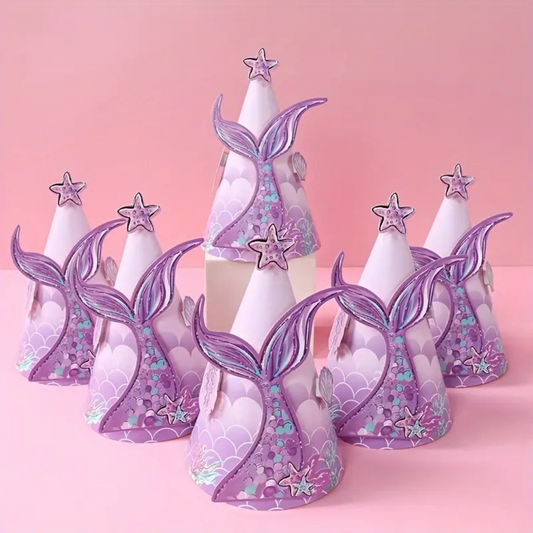 1pcs Mermaid Theme Birthday Party Hat