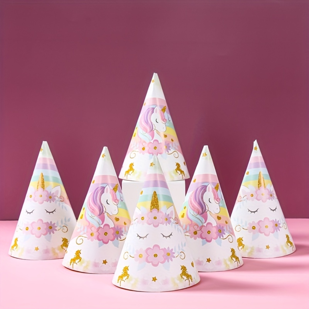 1pcs Rainbow Unicorn Party Hat