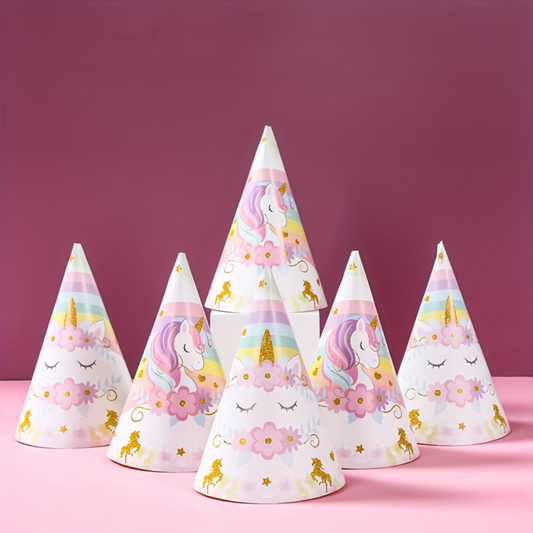 1pcs Rainbow Unicorn Party Hat