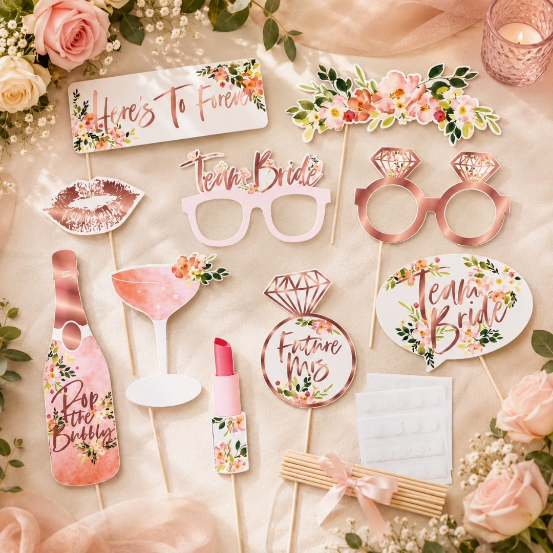 10pcs Wedding Photo Booth Party Props