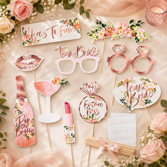 10pcs Wedding Photo Booth Party Props