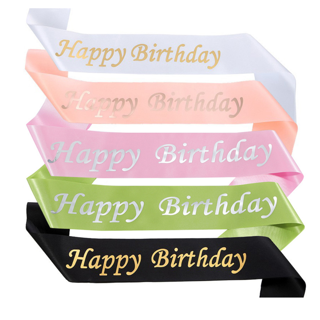 Happy Birthday Sash