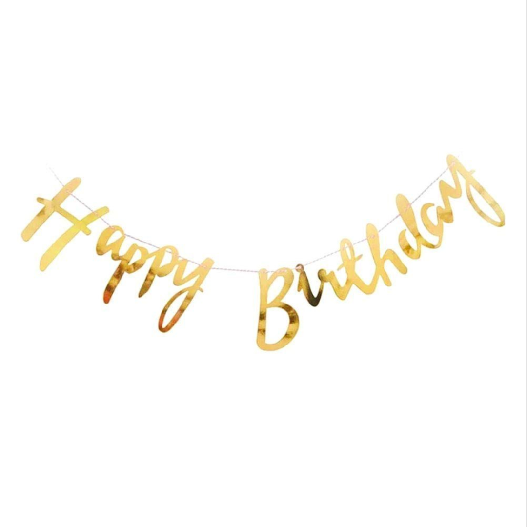 Shiny Happy Birthday Banner