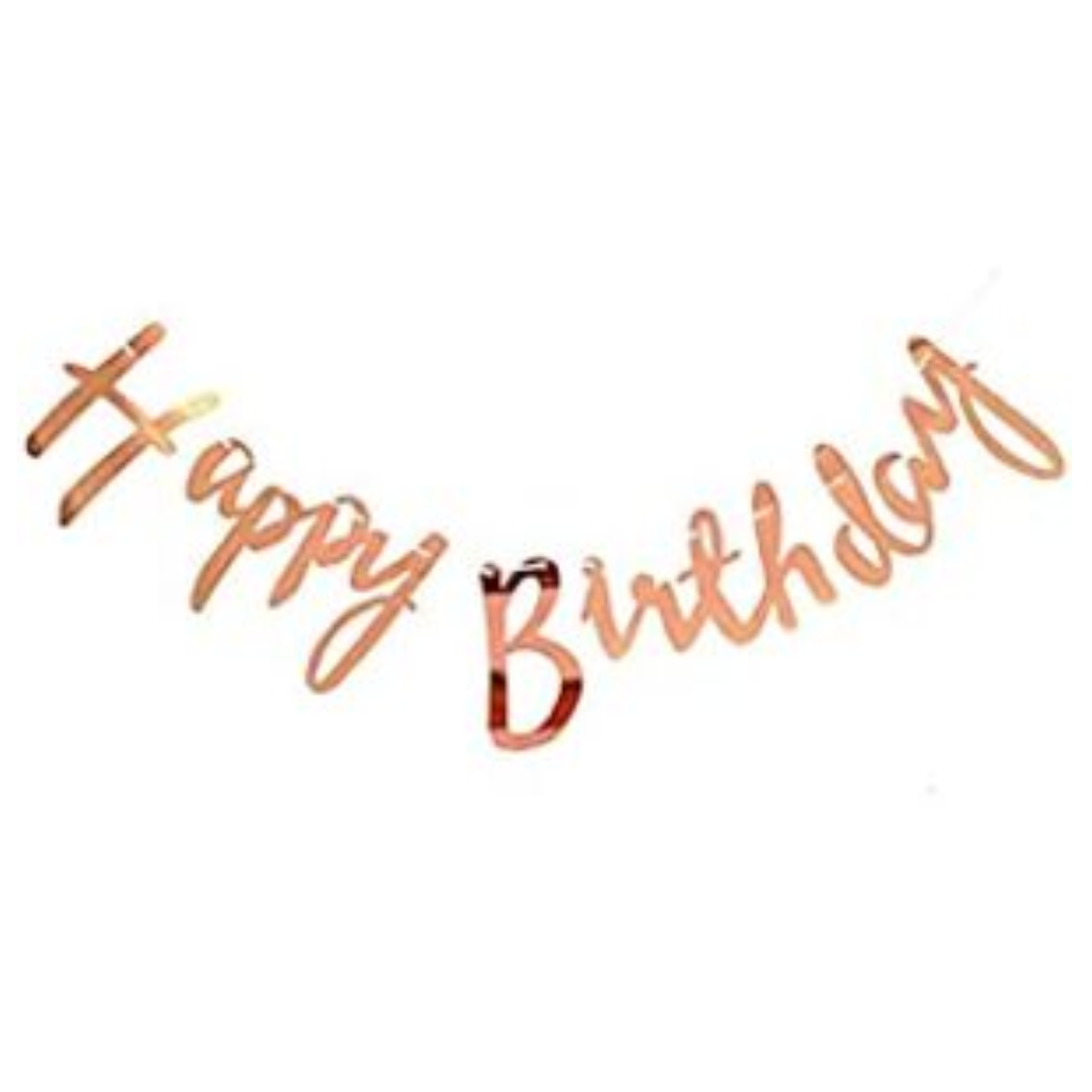 Shiny Happy Birthday Banner