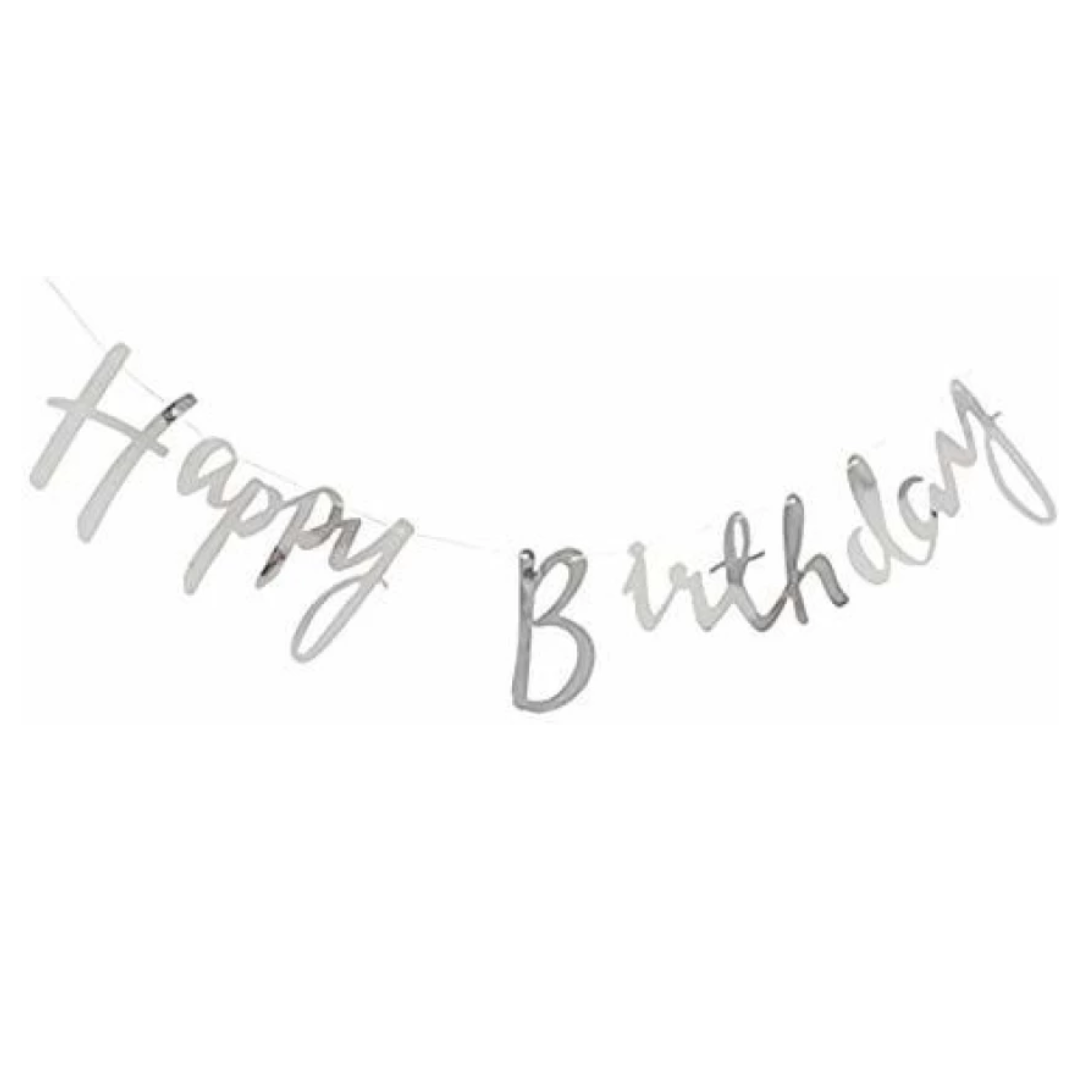 Shiny Happy Birthday Banner