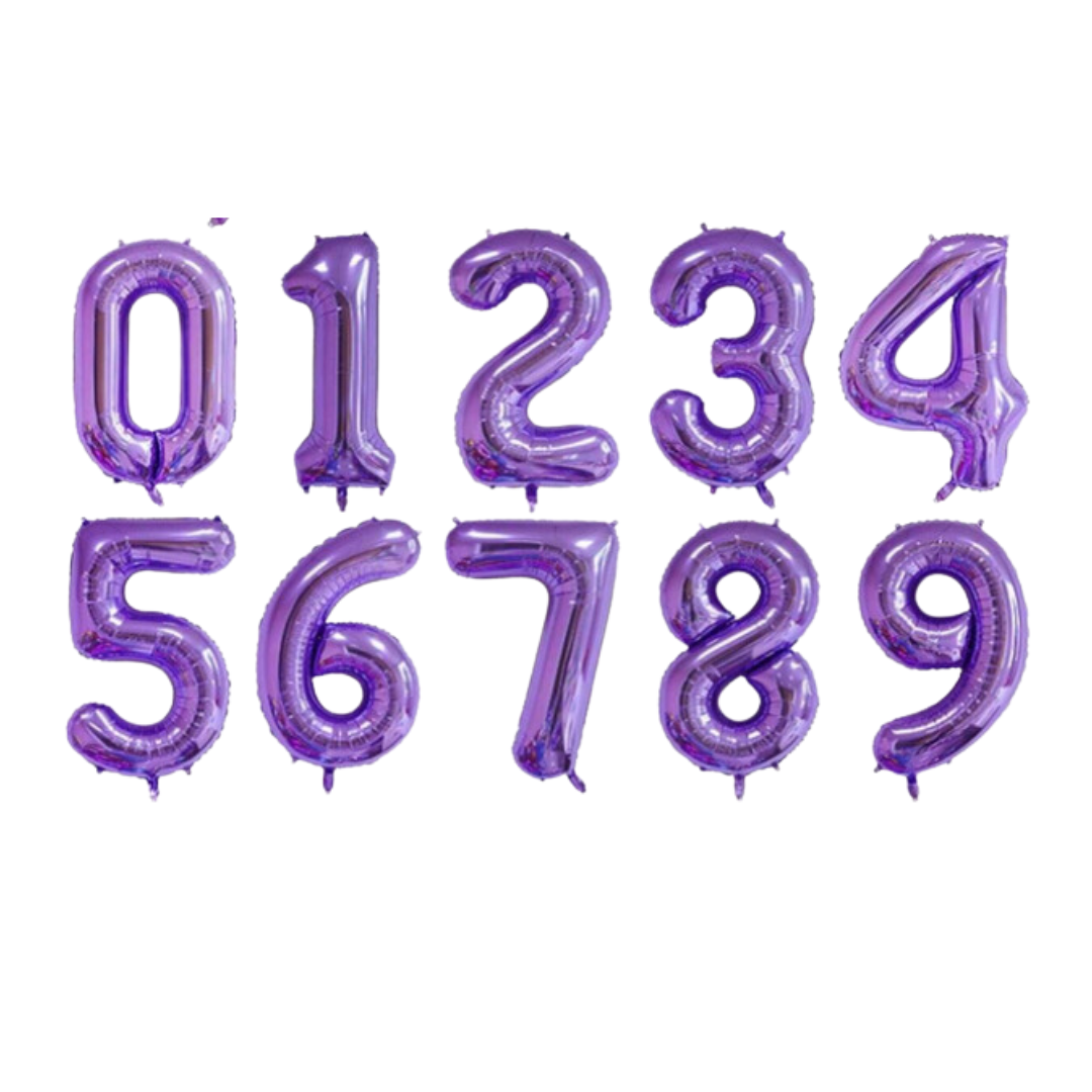 Purple - 40inch Foil number