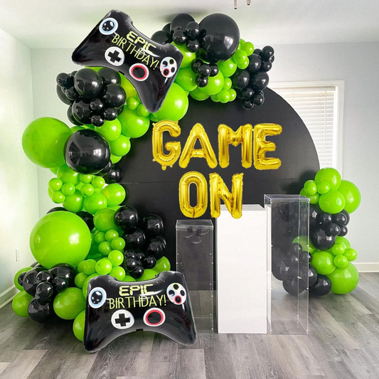 140pcs Game on Theme Balloon Garland Kit