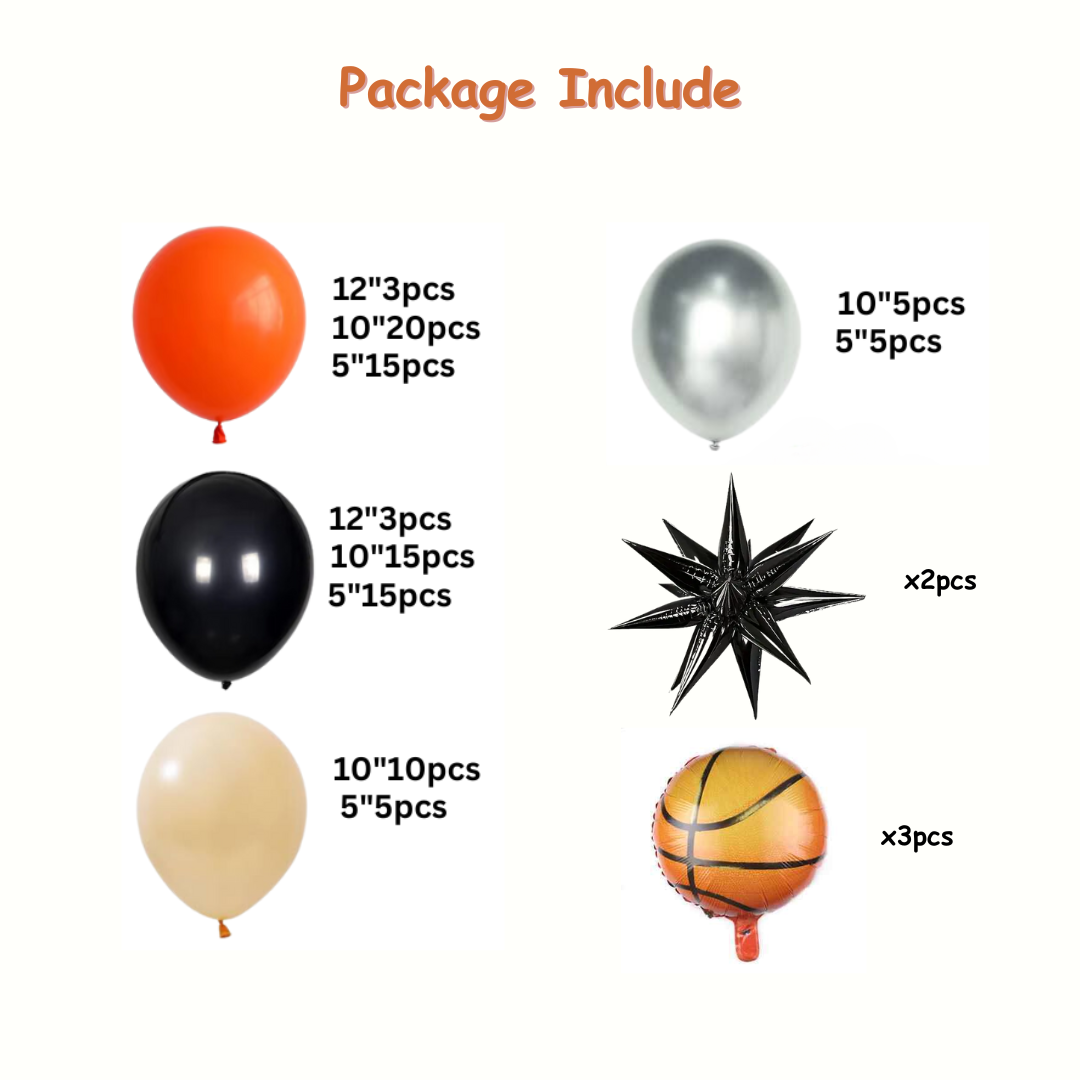 Basketball Theme Balloon Set