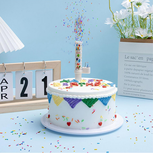 Party popper candle