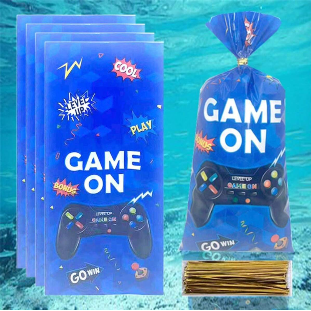 Blue Game On Candy Bag