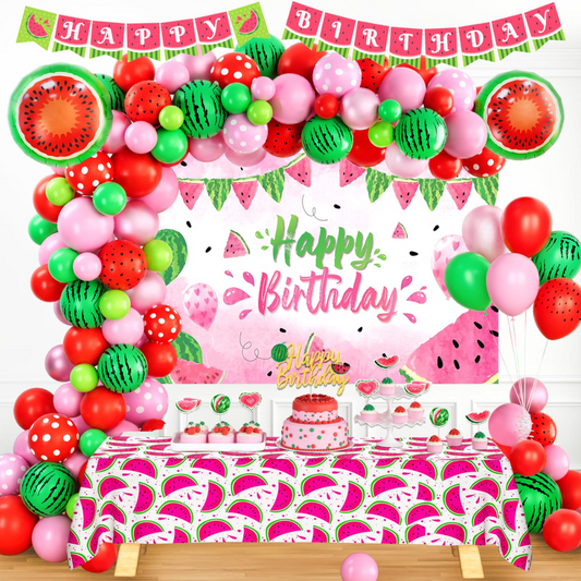 104pcs Watermelon Party Decorations Kit