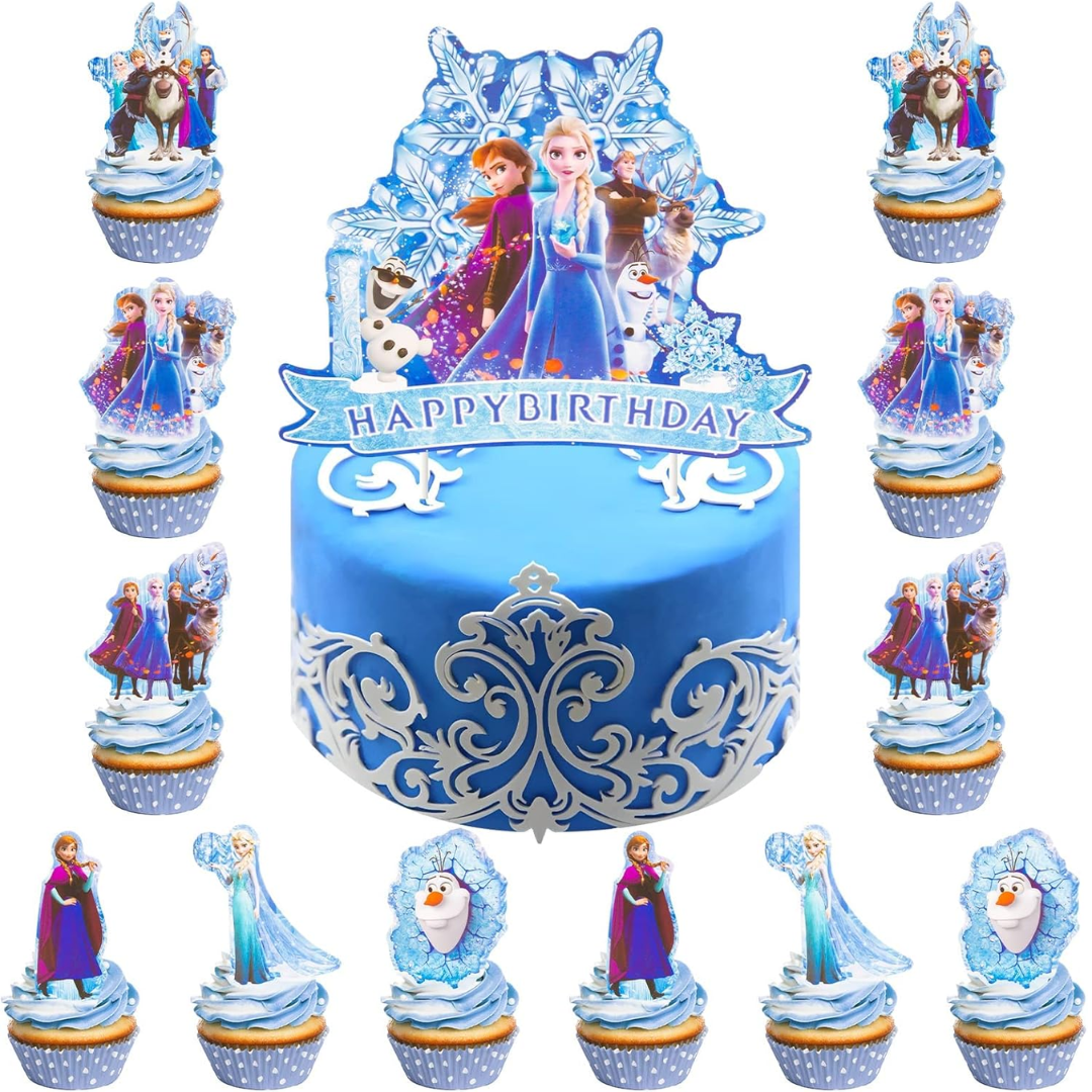 13pcs Frozen Theme Cake Topper