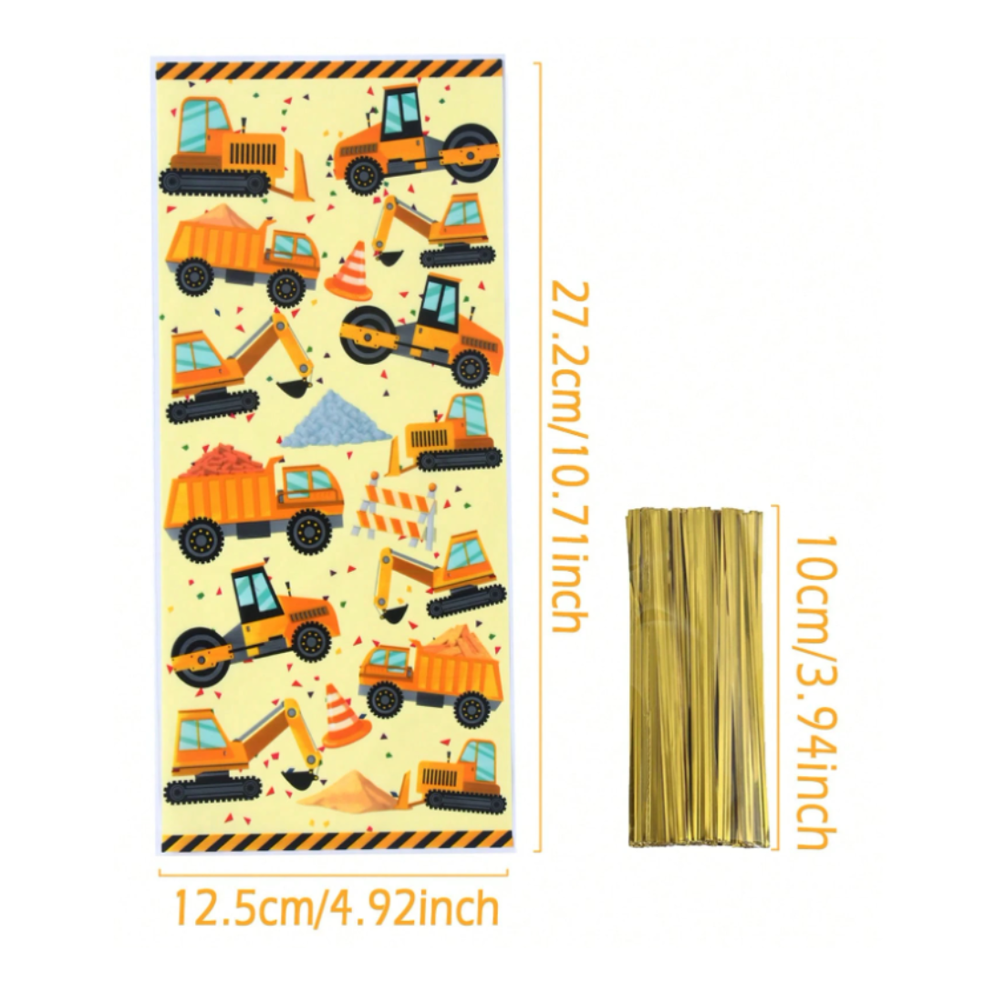 Construction Theme Candy Bag