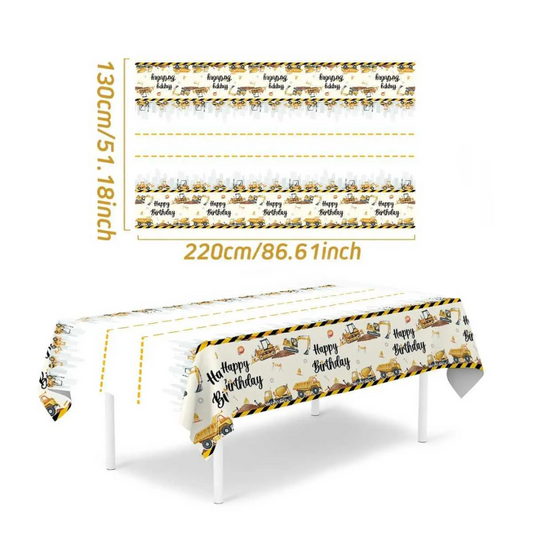 Construction Theme Table cover