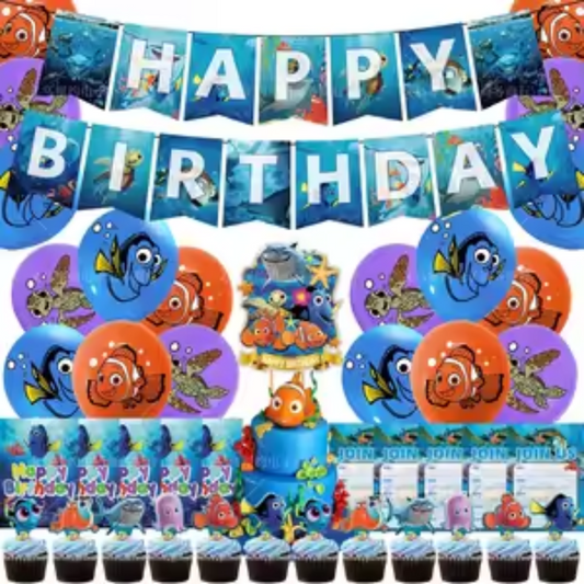 24pcs Finding Nemo Theme Balloon Decorations