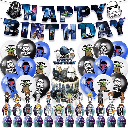 23pcs Star Wars Theme Balloon Decorations