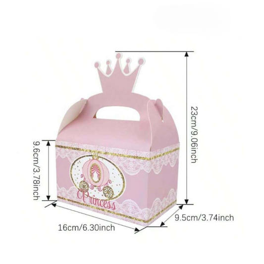 Pink Princess Themed Birthday Party Gift Box