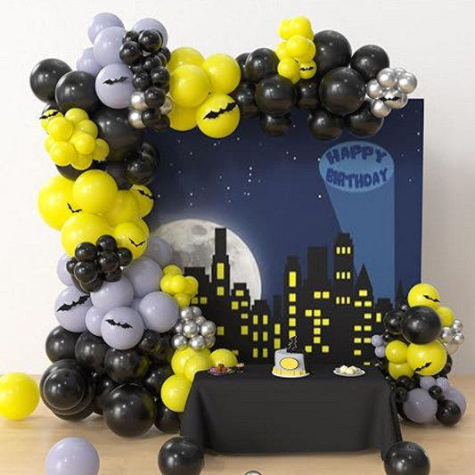 155pcs Batman Superhero Party Decorations