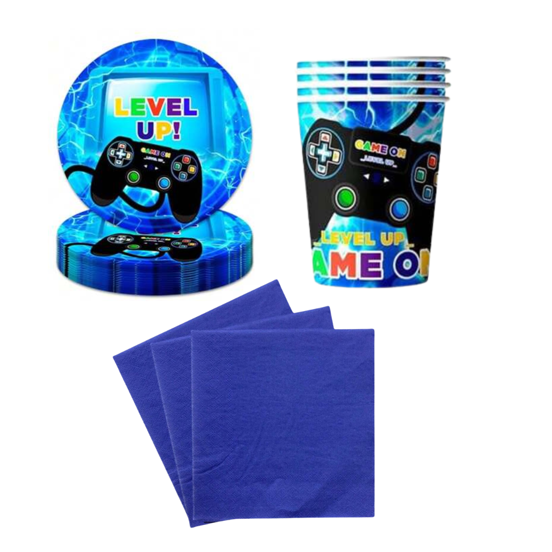 Blue Game Theme Dinnerware