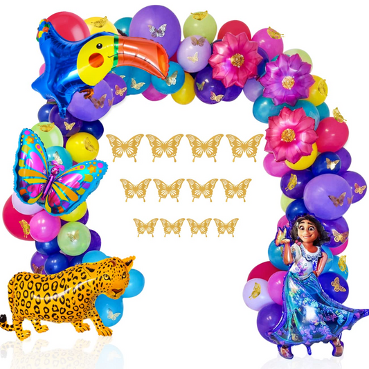 132pcs Encanto Birthday Party Balloons Kit