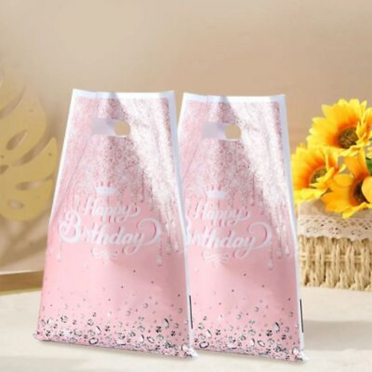 Rhinestone Print Pink Candy Bag