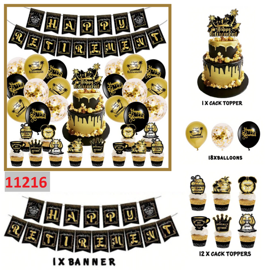 32pcs Happy Retirement Party Decorations