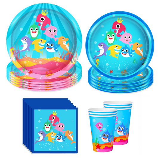 Baby Shark Theme Dinnerware