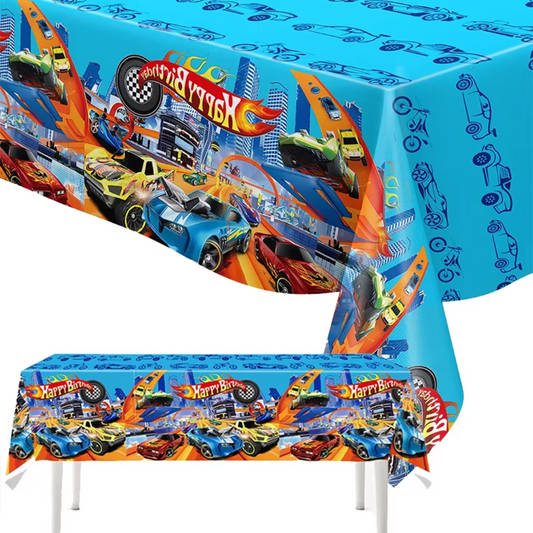 Hot Wheels Theme Table Cover
