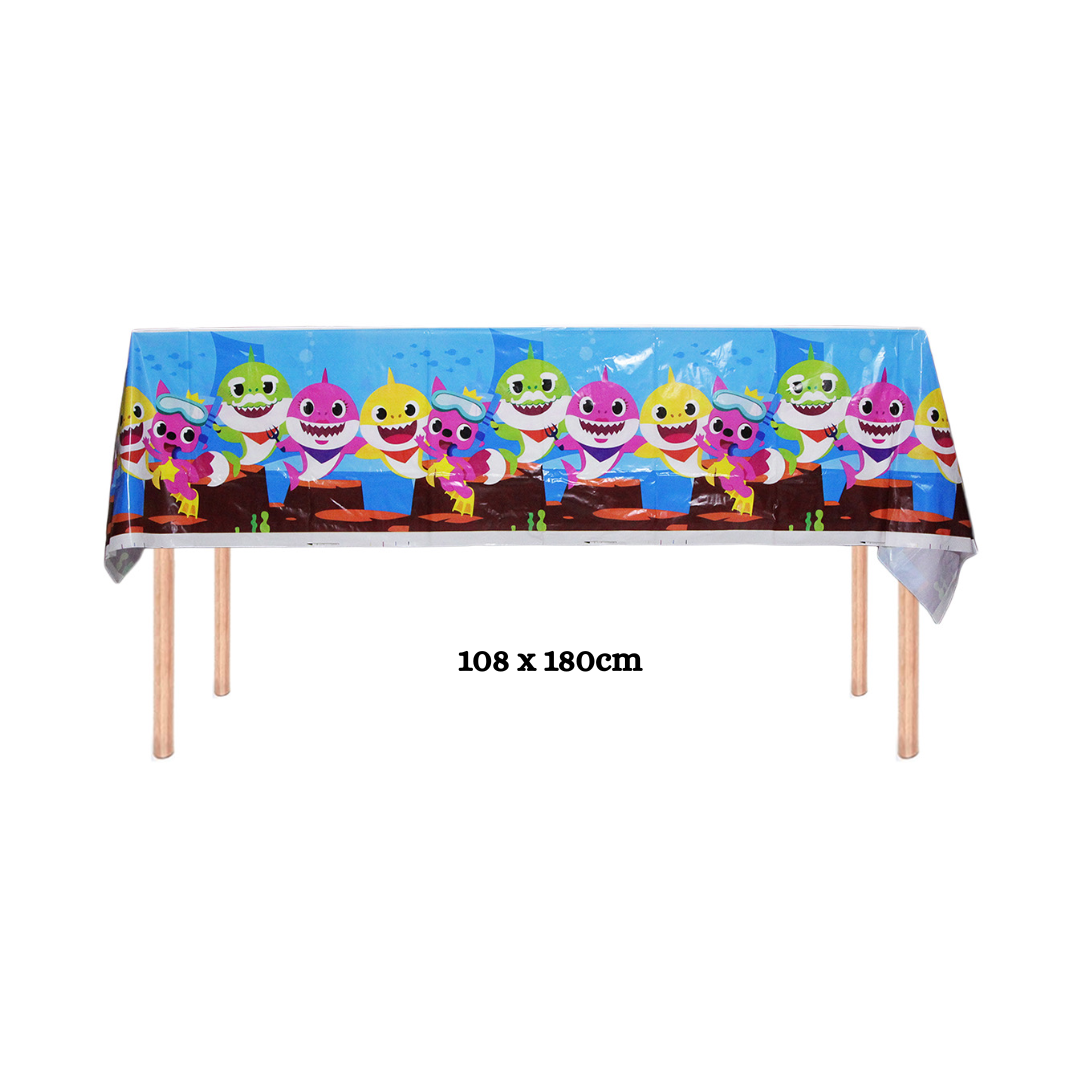 Blue Baby shark Table cover