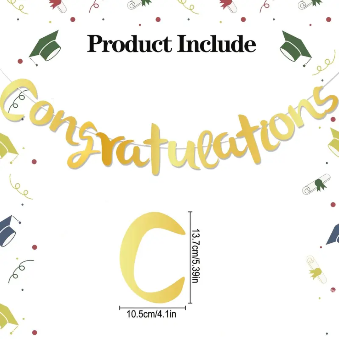 Shiny Smooth Congratulations Banner