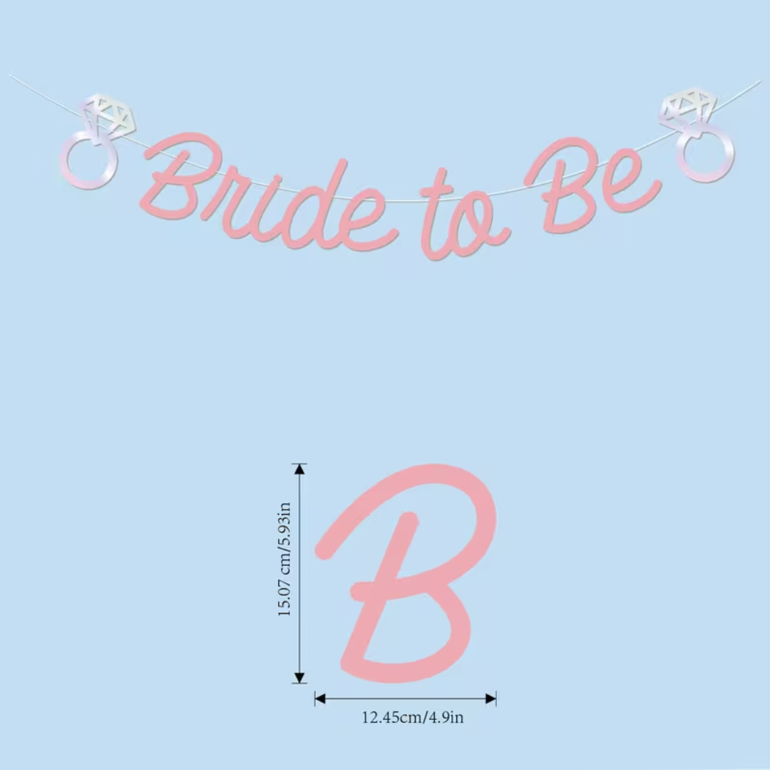 Pink Bride to be Banner