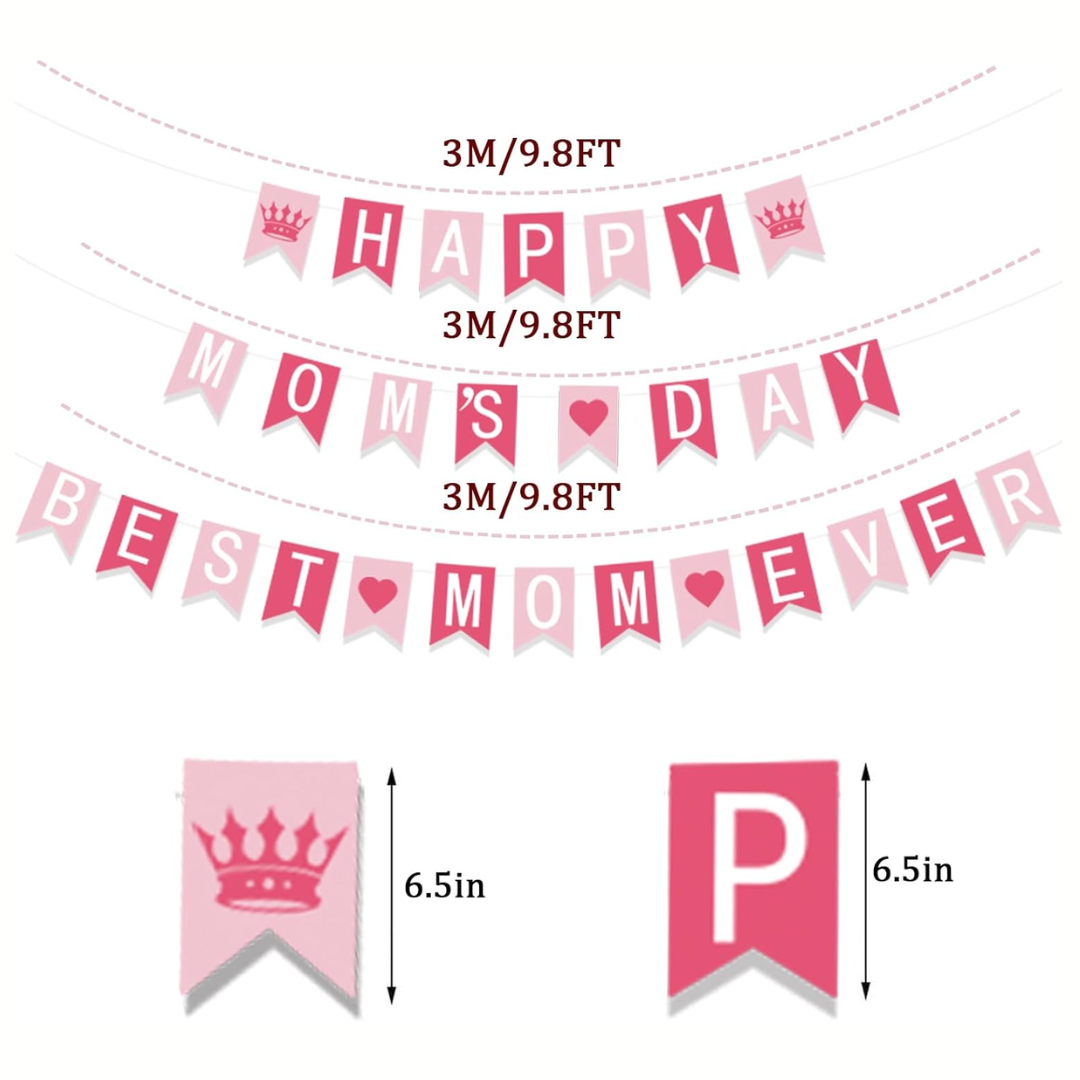 Happy Mom's Day Banner