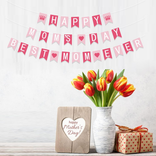 Happy Mom's Day Banner