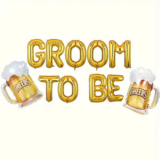 11pcs Groom To be Foil Banner