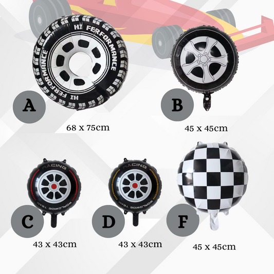 Tire Wheel Foil Balloon