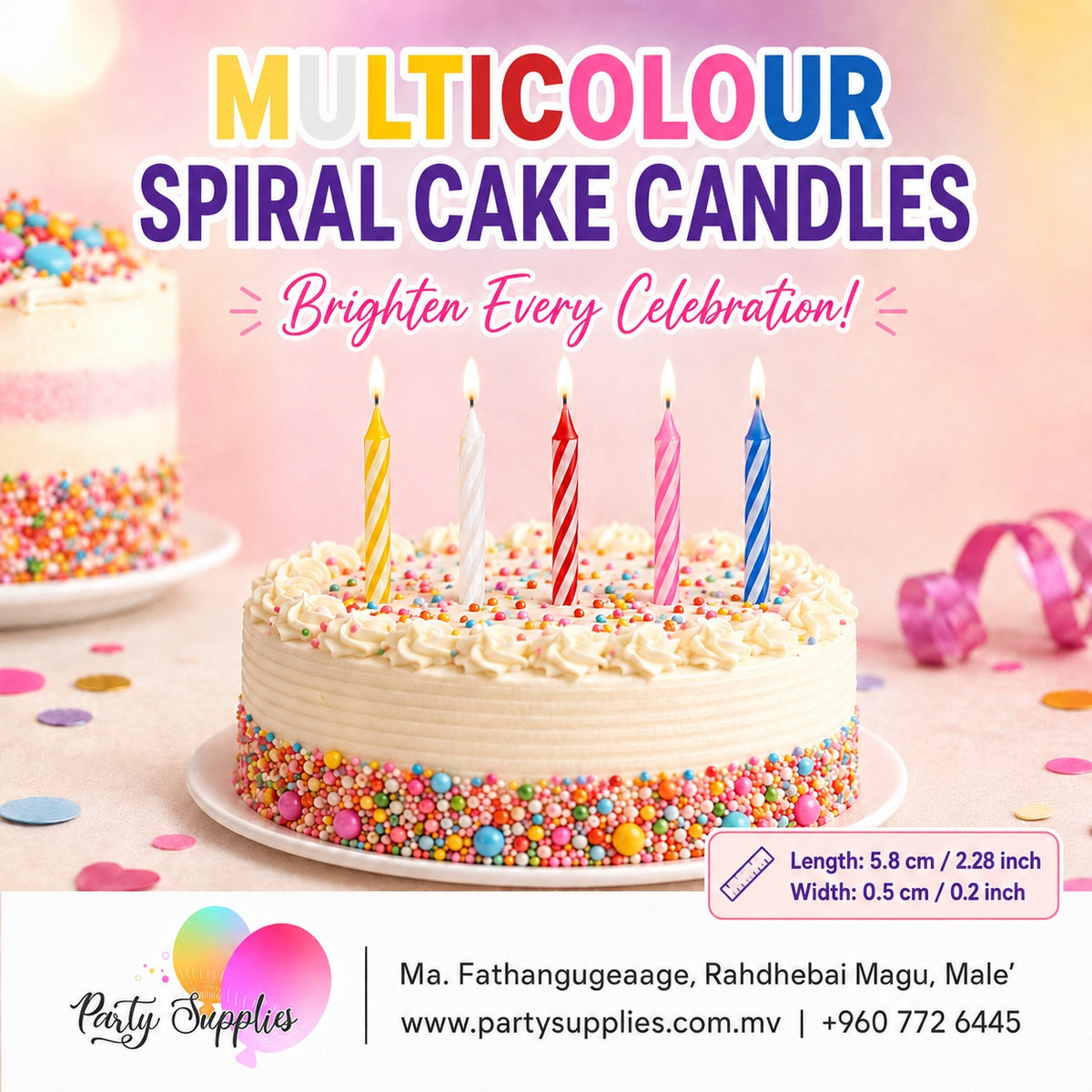 1pcs Small Birthday Candle
