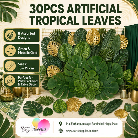 30pcs Artificial Leaves for party decorations