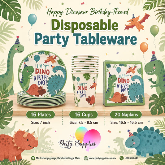 Dinosaur Theme Dinnerware,