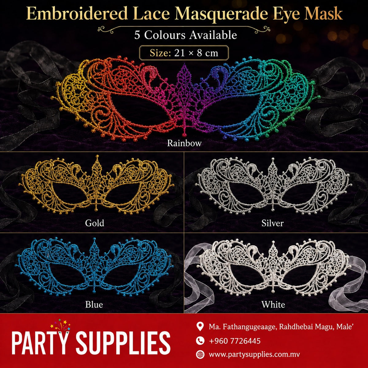 Elegant Lace Masquerade Masks for Women