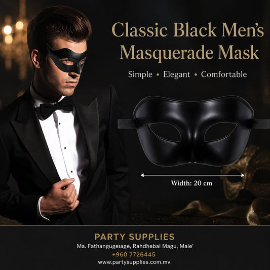 Black Men’s Masquerade Mask