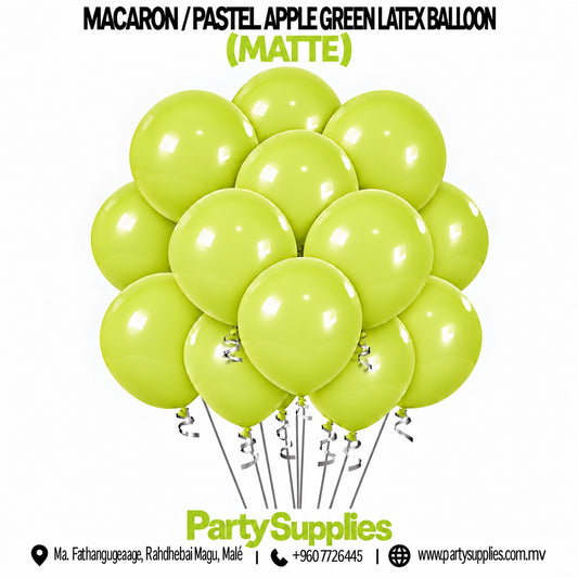 Pastel Apple Green Latex Balloon