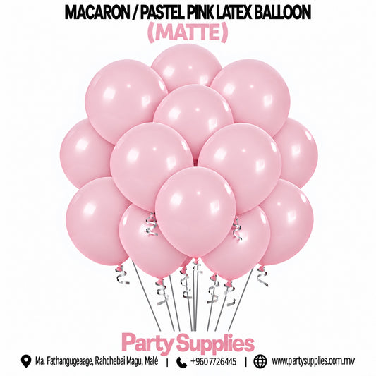 Pastel Pink Latex Balloons