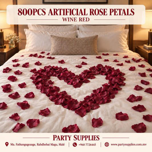 800pcs Wine red Artificial Rose Petals