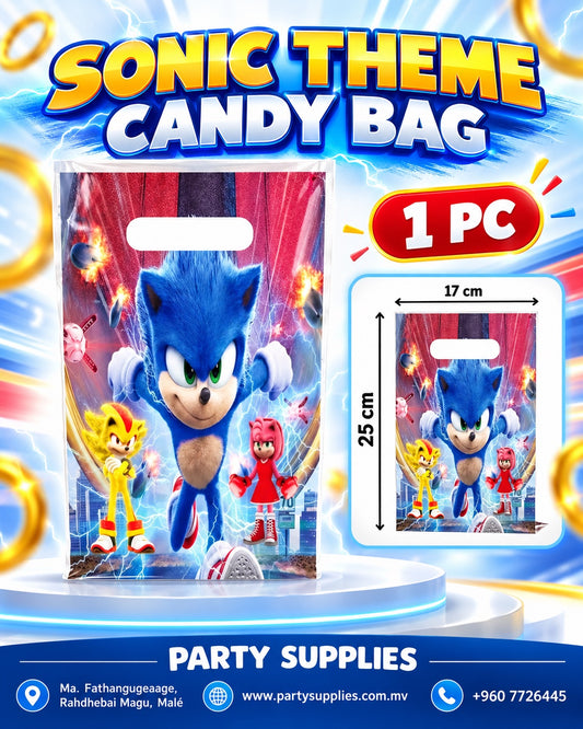 Sonic Theme Candy Bag